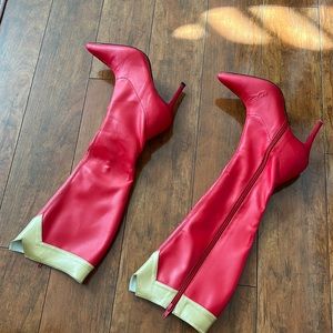 Wonder Woman boots for costume.